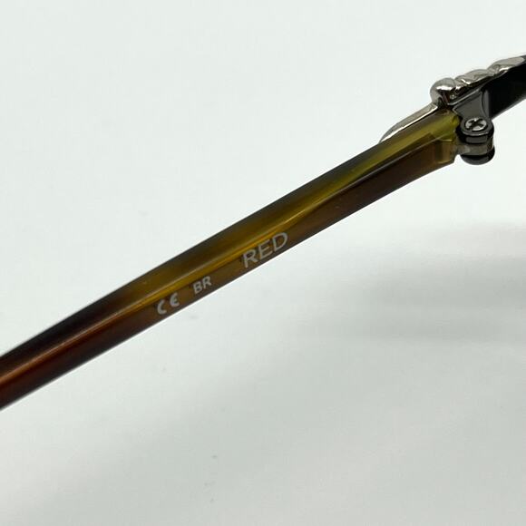 Men's Chrome Hearts Metal Aviator Dagger Sunglasses Red - Picture 6 of 9